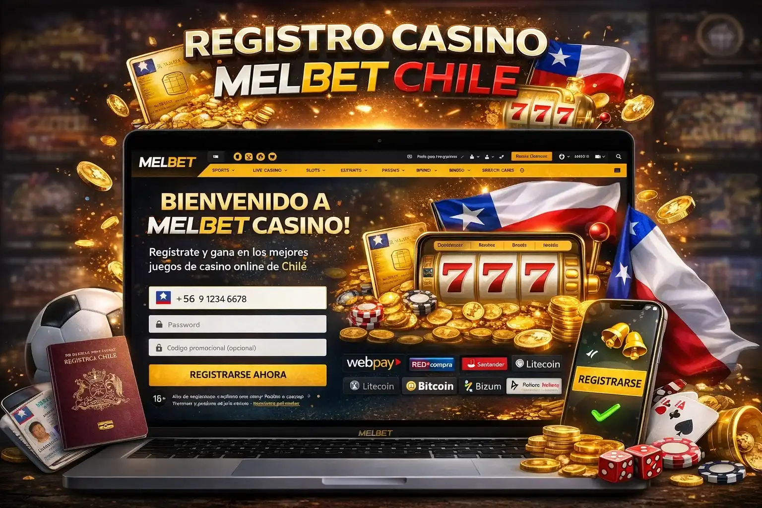 Registro en Melbet en Chile 2026