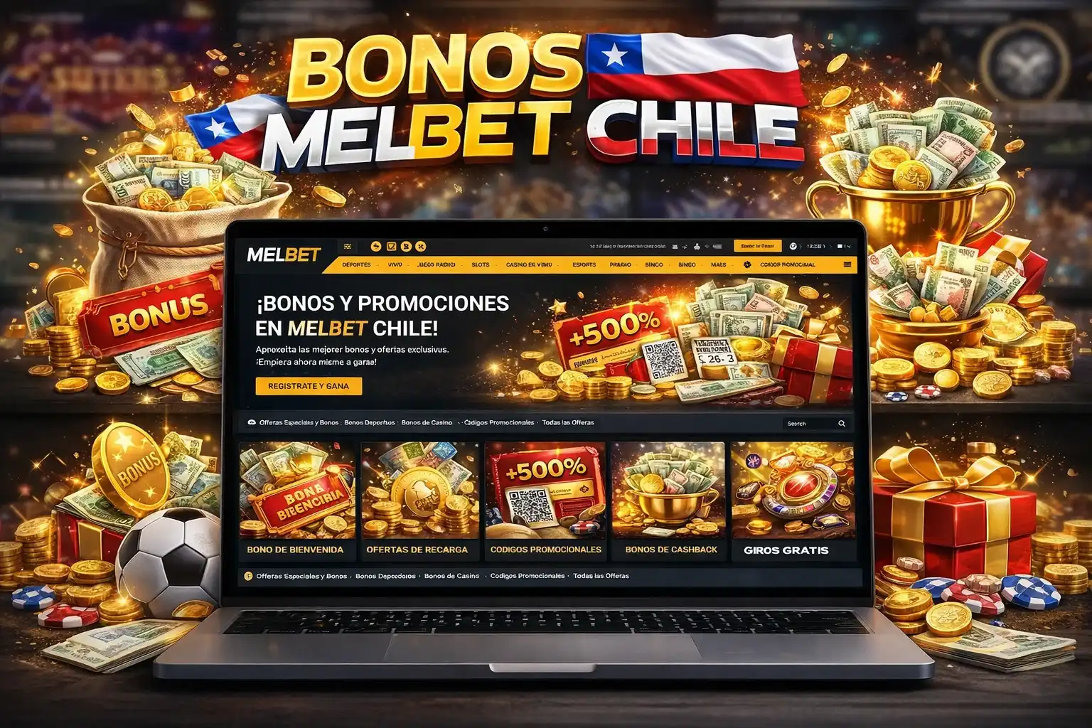 Bonos de Melbet Chile y códigos promocionales