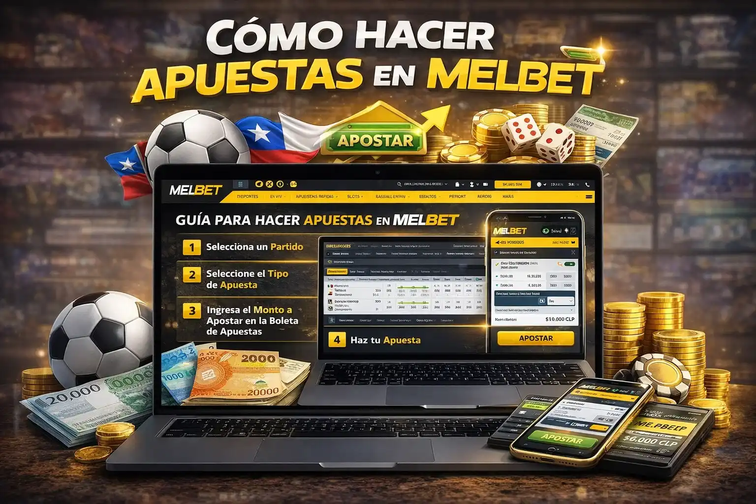 Cómo hacer apuestas en Melbet